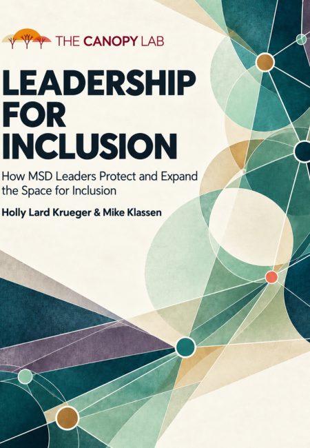 Leadership for Inclusion Title Page