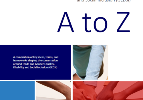 Trade & GEDSI: A to Z